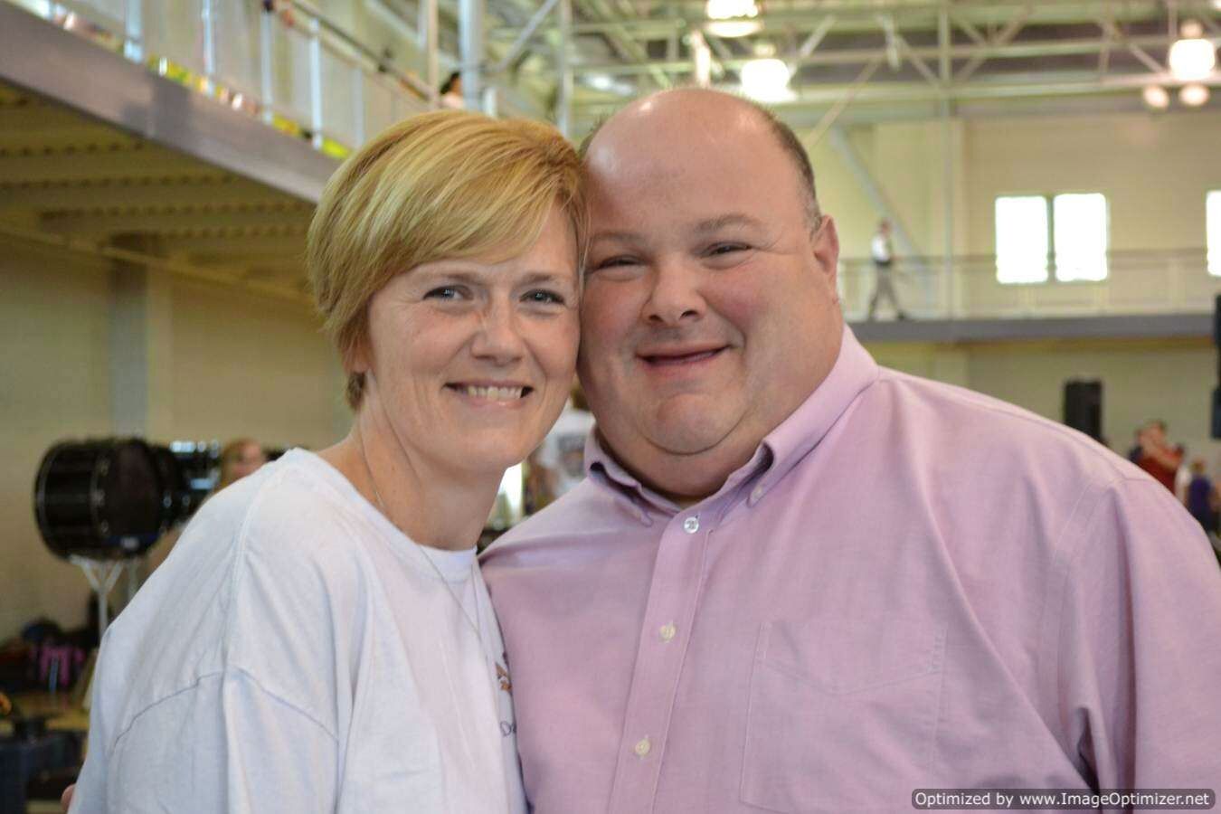 Bebe and John Zazzaro pictured at Darlington's Purple Tie Affair.